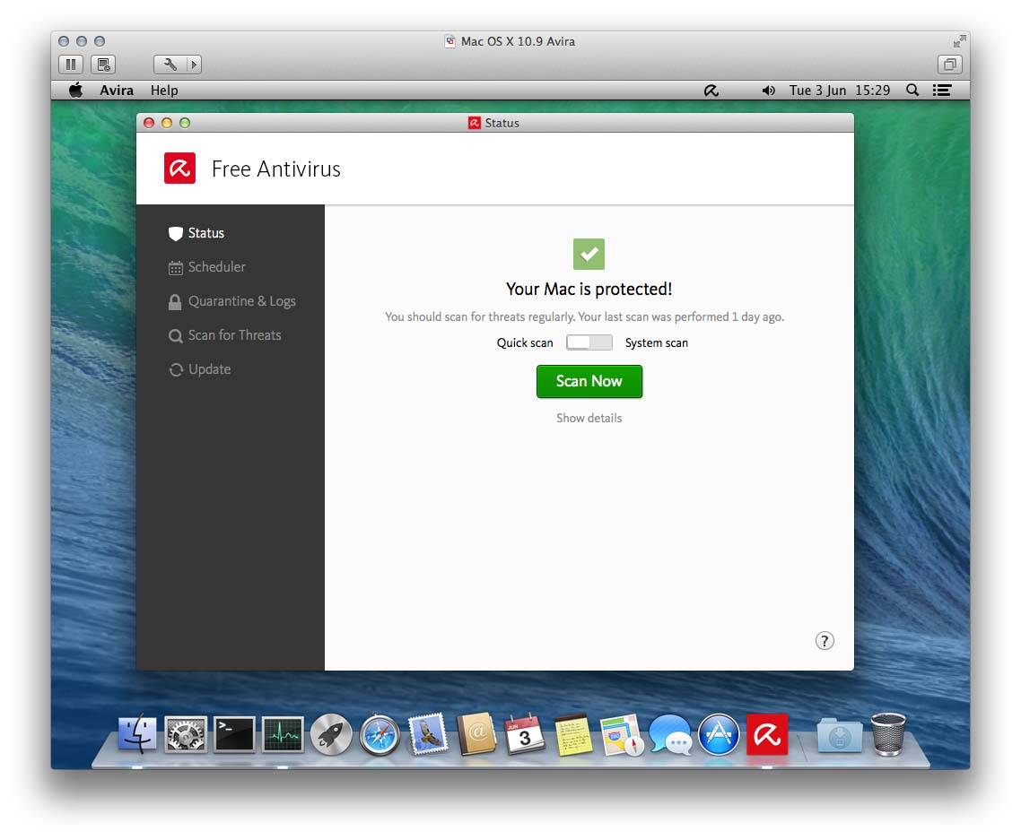 how to scan for virus on mac